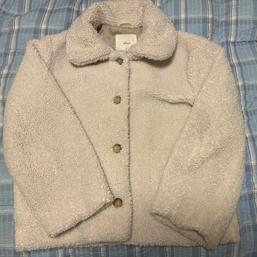 Aritzia Wilfred “Stanza” Teddy Coat
